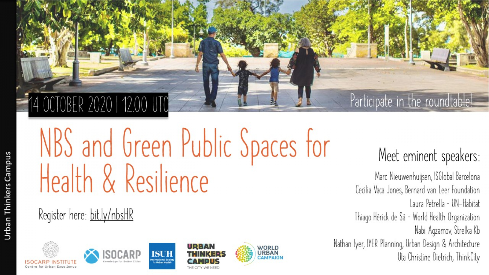 UTC NBS and Green Public Spaces for Health and Resilience