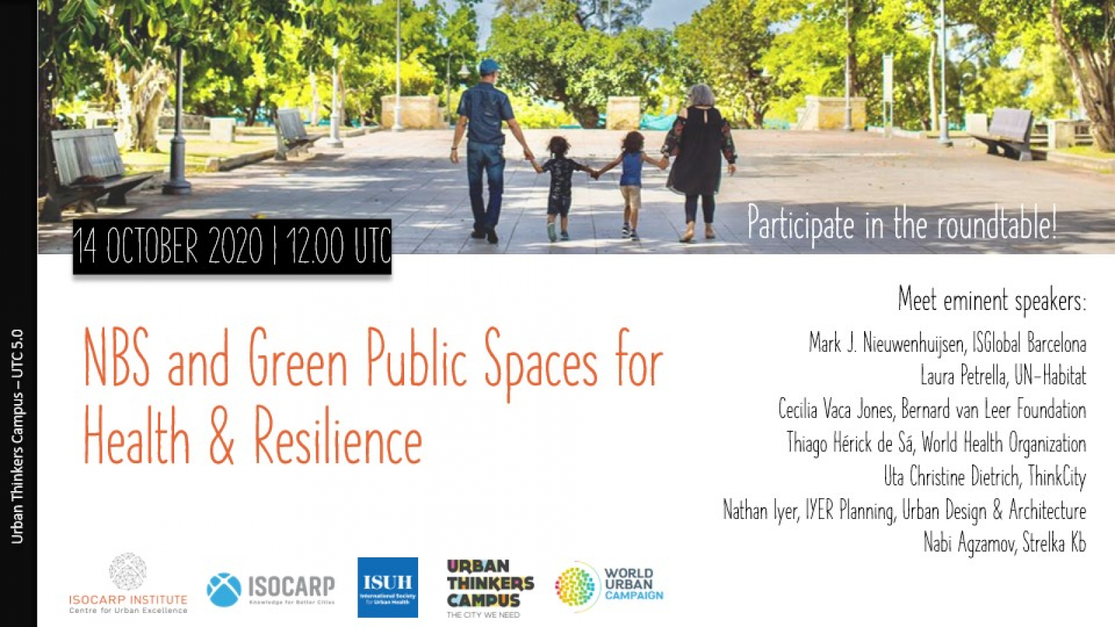 UTC nature-based solutions and green public spaces for Health and resilience